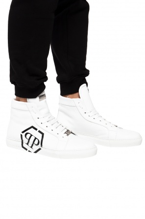 High ankle sport shoes with a logo, zdjęcie 2 High ankle sport shoes with a logo od Philipp Plein